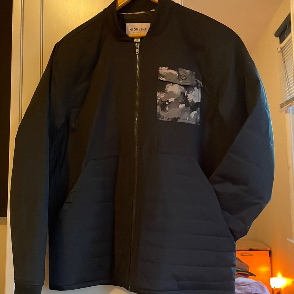 Highline Collective Short Quilt Contrast Jacket
